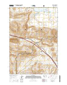 Monida 2014 topographic map thumbnail