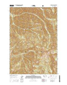 Monitor Peak 2014 topographic map thumbnail