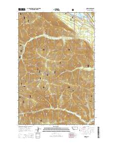 Noxon 2014 topographic map thumbnail