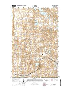 Park Lake 2014 topographic map thumbnail