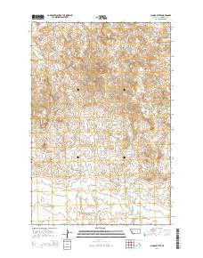 School Butte 2014 topographic map thumbnail