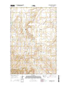 Schrammeck Lake 2014 topographic map thumbnail