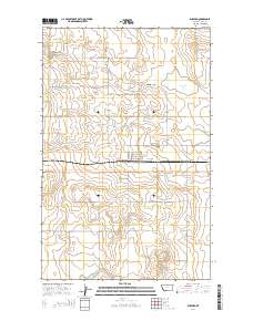 Rudyard 2014 topographic map thumbnail