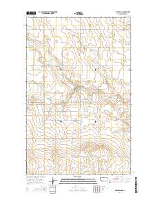 Rudyard NW 2014 topographic map thumbnail