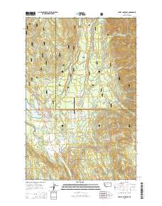 Seeley Lake East 2014 topographic map thumbnail