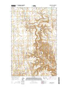 Papoose Hills 2014 topographic map thumbnail
