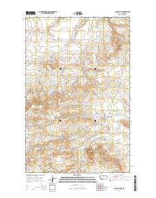 Sayer Butte 2014 topographic map thumbnail