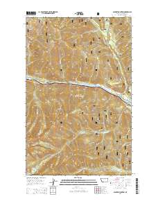 Scenery Mountain 2014 topographic map thumbnail