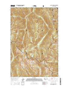 Schley Mountain 2014 topographic map thumbnail
