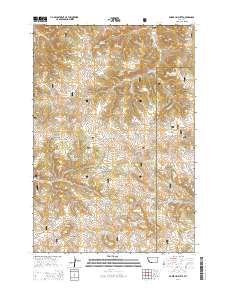 Poker Jim Butte 2014 topographic map thumbnail