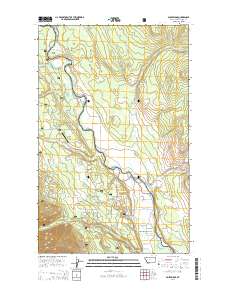 Polebridge 2014 topographic map thumbnail