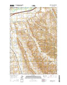 Pompeys Pillar 2014 topographic map thumbnail