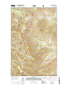 Murr Peak 2014 topographic map thumbnail