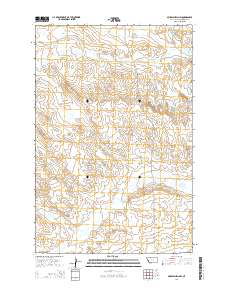 Musselshell NW 2014 topographic map thumbnail