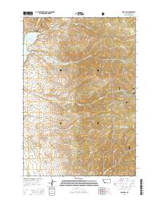 Ruby Dam 2014 topographic map thumbnail
