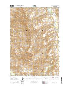 Mission Coulee 2014 topographic map thumbnail