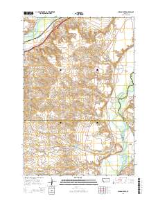 Mission Creek 2014 topographic map thumbnail