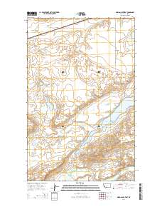 Mission Lake West 2014 topographic map thumbnail
