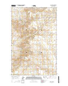 O'Juel Lake 2014 topographic map thumbnail