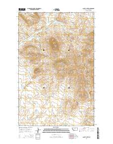 Scotty Butte 2014 topographic map thumbnail