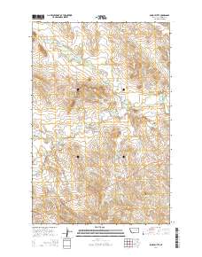 Smoky Butte 2014 topographic map thumbnail