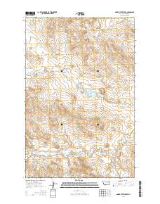 Smoky Butte Creek 2014 topographic map thumbnail