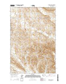 Stinking Coulee 2014 topographic map thumbnail