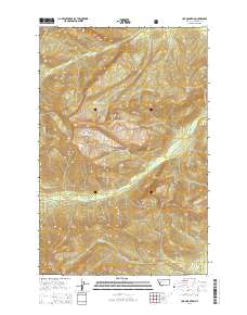 Una Mountain 2014 topographic map thumbnail