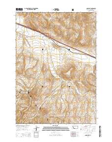 Snowline 2014 topographic map thumbnail