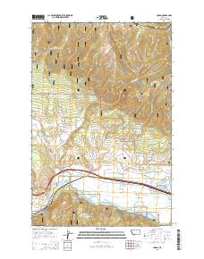 Huson 2014 topographic map thumbnail