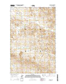 Hagen Gap 2014 topographic map thumbnail