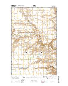 Gunsight 2014 topographic map thumbnail