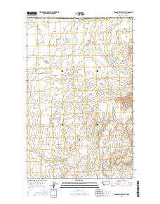 Thoeny Hills West 2014 topographic map thumbnail