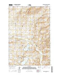 Upper Glaston Lake 2014 topographic map thumbnail