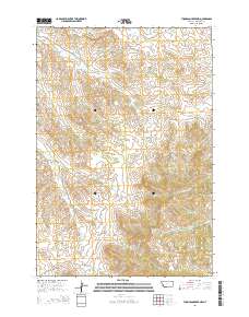 Thompson Creek NW 2014 topographic map thumbnail
