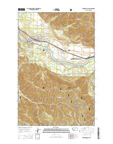 Thompson Falls 2014 topographic map thumbnail