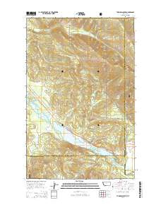 Thompson Lakes 2014 topographic map thumbnail