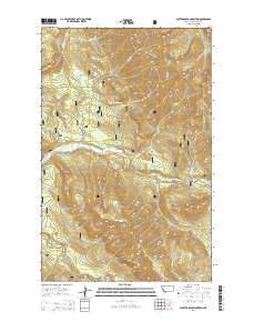 Spotted Bear Mountain 2014 topographic map thumbnail