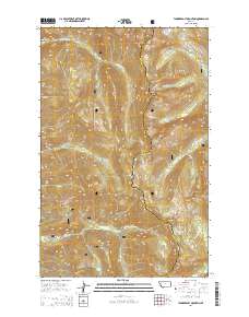Thunderbolt Mountain 2014 topographic map thumbnail