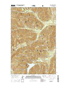 Spar Lake 2014 topographic map thumbnail