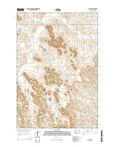 T Creek 2014 topographic map thumbnail