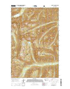 Sunburst Lake 2014 topographic map thumbnail