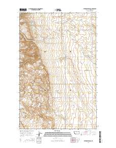 Vaver Reservoir 2014 topographic map thumbnail