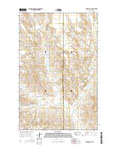 Todd Lakes SE 2014 topographic map thumbnail
