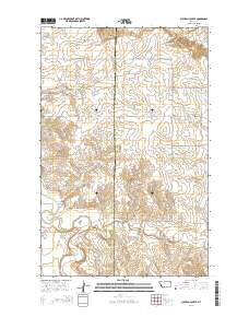 Sullivan Coulee 2014 topographic map thumbnail
