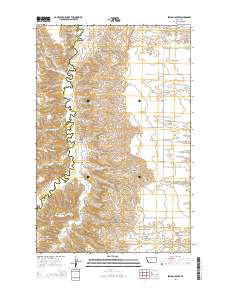 Spring Coulee 2014 topographic map thumbnail