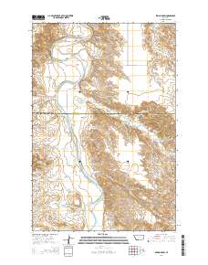 Spring Draw 2014 topographic map thumbnail
