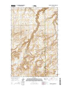 Timber Coulee South 2014 topographic map thumbnail