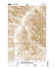 Volborg 2014 topographic map thumbnail