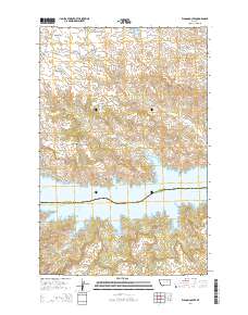 Wagon Coulee 2014 topographic map thumbnail